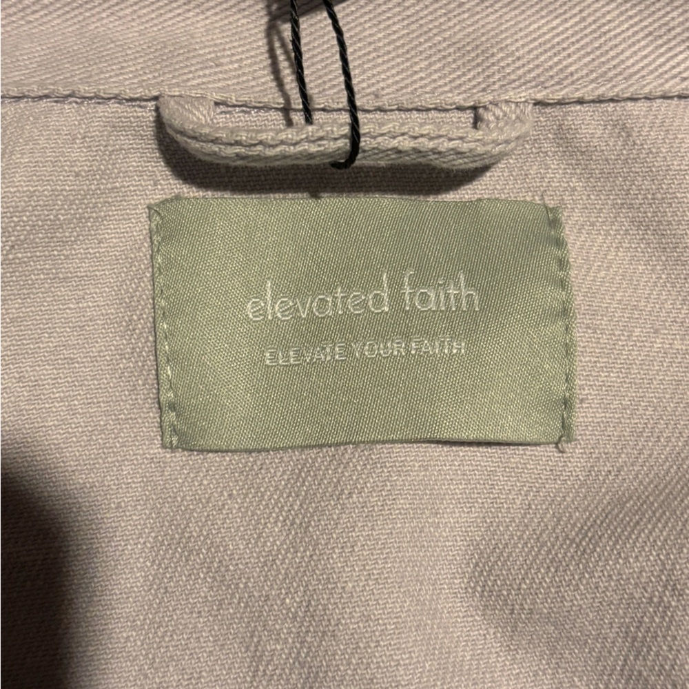 Elevated Faith Light Purple Denim Jean Jacket Size XL - Picture 7 of 7